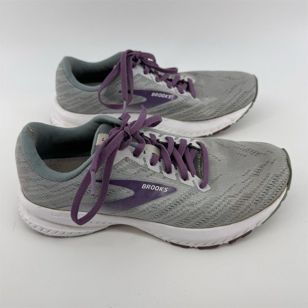 Brooks Launch 7 Women's Running Shoes Gray/Purple Size 7‎
